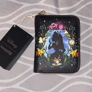 Loungefly x Disney Alice in Wonderland Black Zip Wallet